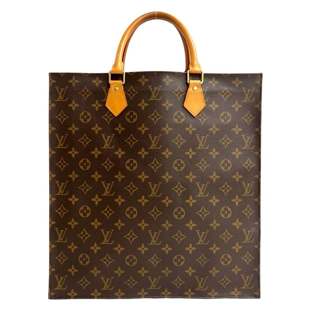 LOUIS VUITTON Brown Leather Tote Bag - Picture 3 of 10